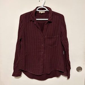 Anthropologie Buttonup